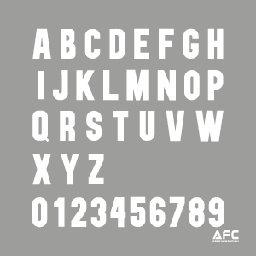 Prefa Lettre / Chiffre / Nombre / Mot